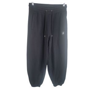 Jordan Flight Fleece Pants Women's Small S Black Athletic Casual Baggy Sweats